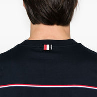 Thom Browne Oversized Cotton T-shirt - Blue