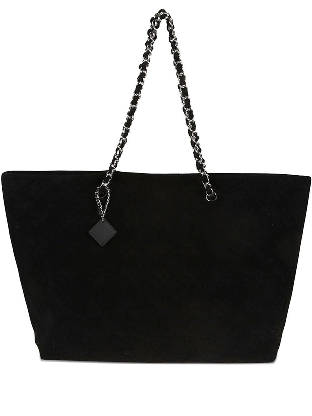 Tory Burch Ella Terry Cotton Tote Bag - Black