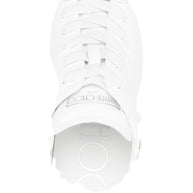 Jimmy Choo Maxi Pearl Leather Sneakers - White
