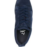 Christian Louboutin Louis Junior Velvet Sneakers -blue