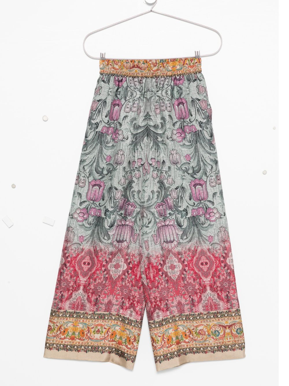 Pierre Louis Mascia Printed Silk Trousers - MultiColour