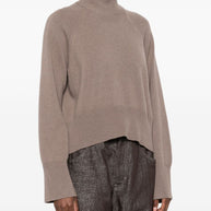Brunello Cucinelli Wool Turtle-neck Sweater - Dove Grey