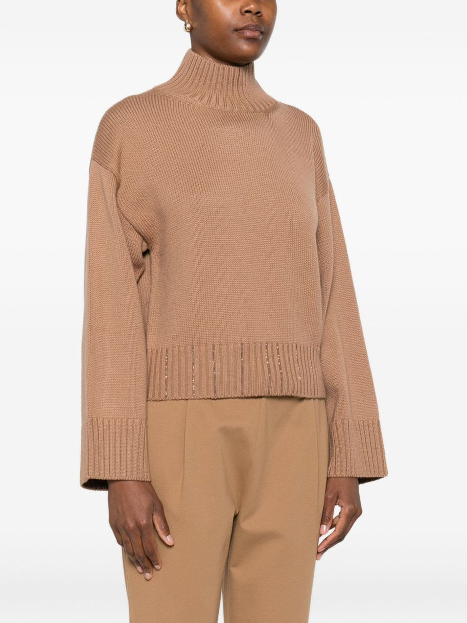 Fabiana Filippi Sweaters Camel