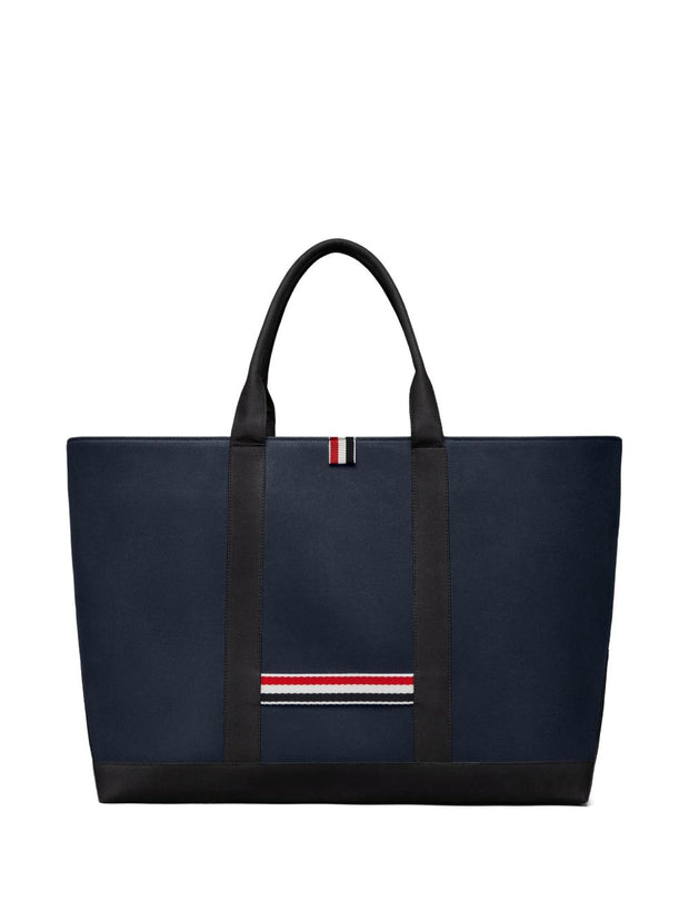 Thom Browne RWB Stripe Tote Bag -  Blue
