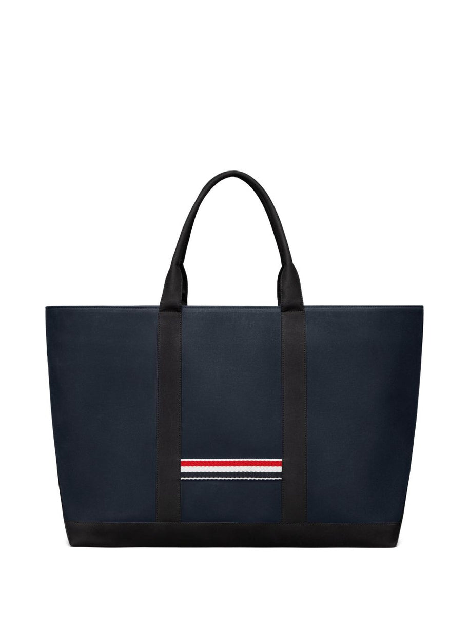 Thom Browne RWB Stripe Tote Bag -  Blue