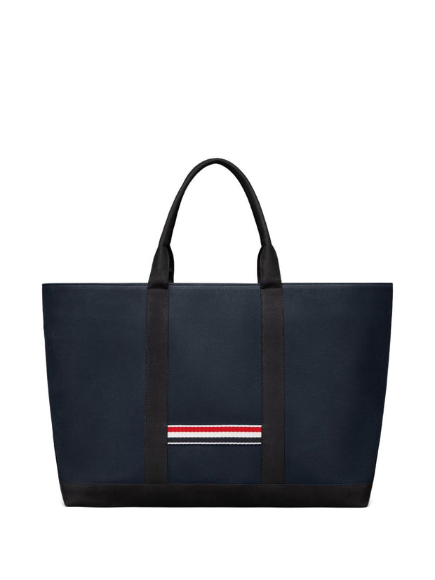 Thom Browne RWB Stripe Tote Bag -  Blue