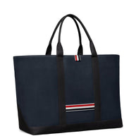 Thom Browne RWB Stripe Tote Bag -  Blue