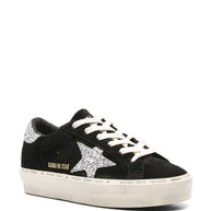 Golden Goose Hi Star Suede Leather Sneakers - Black