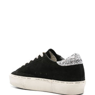 Golden Goose Hi Star Suede Leather Sneakers - Black
