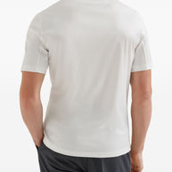 Brunello Cucinelli Logo Cotton T-shirt - White