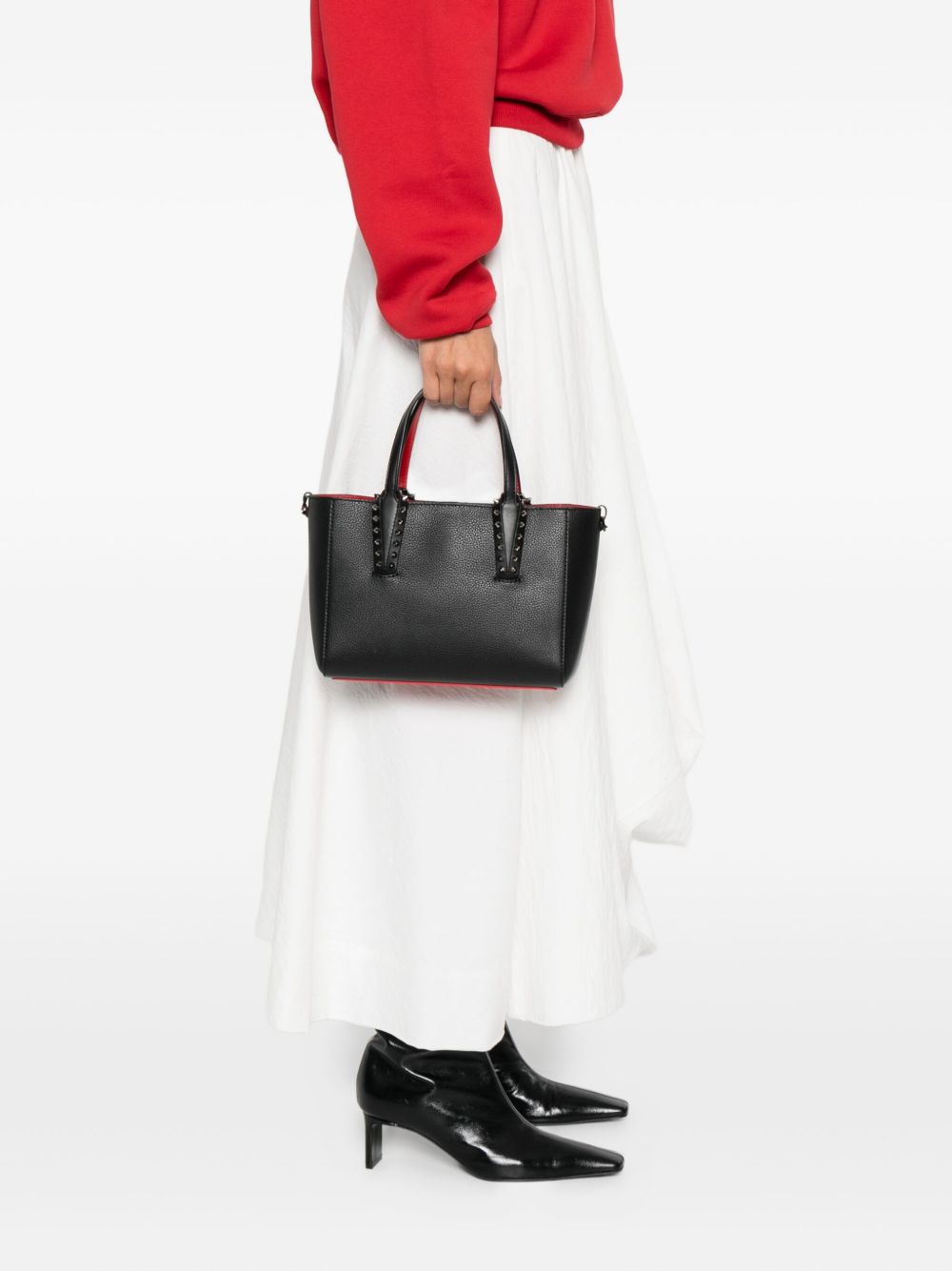 Christian Louboutin Cabata Mini Leather Tote Bag