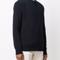 Golden Goose Logo Organic Cotton Sweater - Blue
