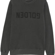 Golden Goose Logo Cotton Sweatshirt - Grey