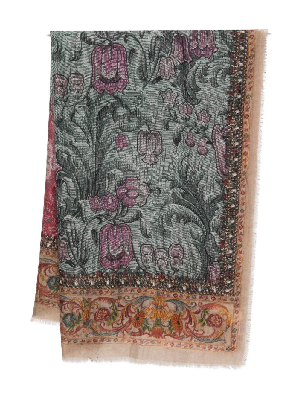 Pierre Louis Mascia Printed Cashmere Scarf - MultiColour