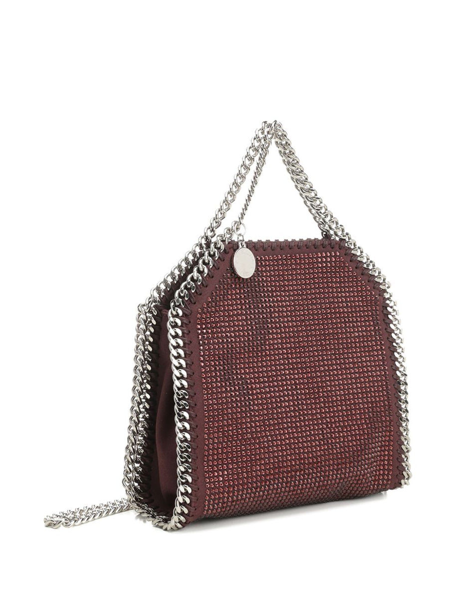 Stella McCartney Falabella Tiny Crossbody Bag - Bordeaux