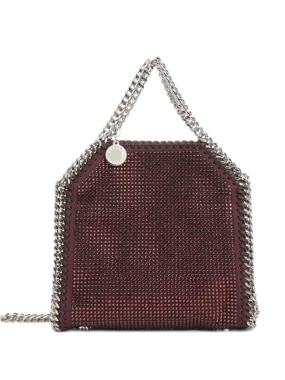 Stella McCartney Falabella Tiny Crossbody Bag - Bordeaux
