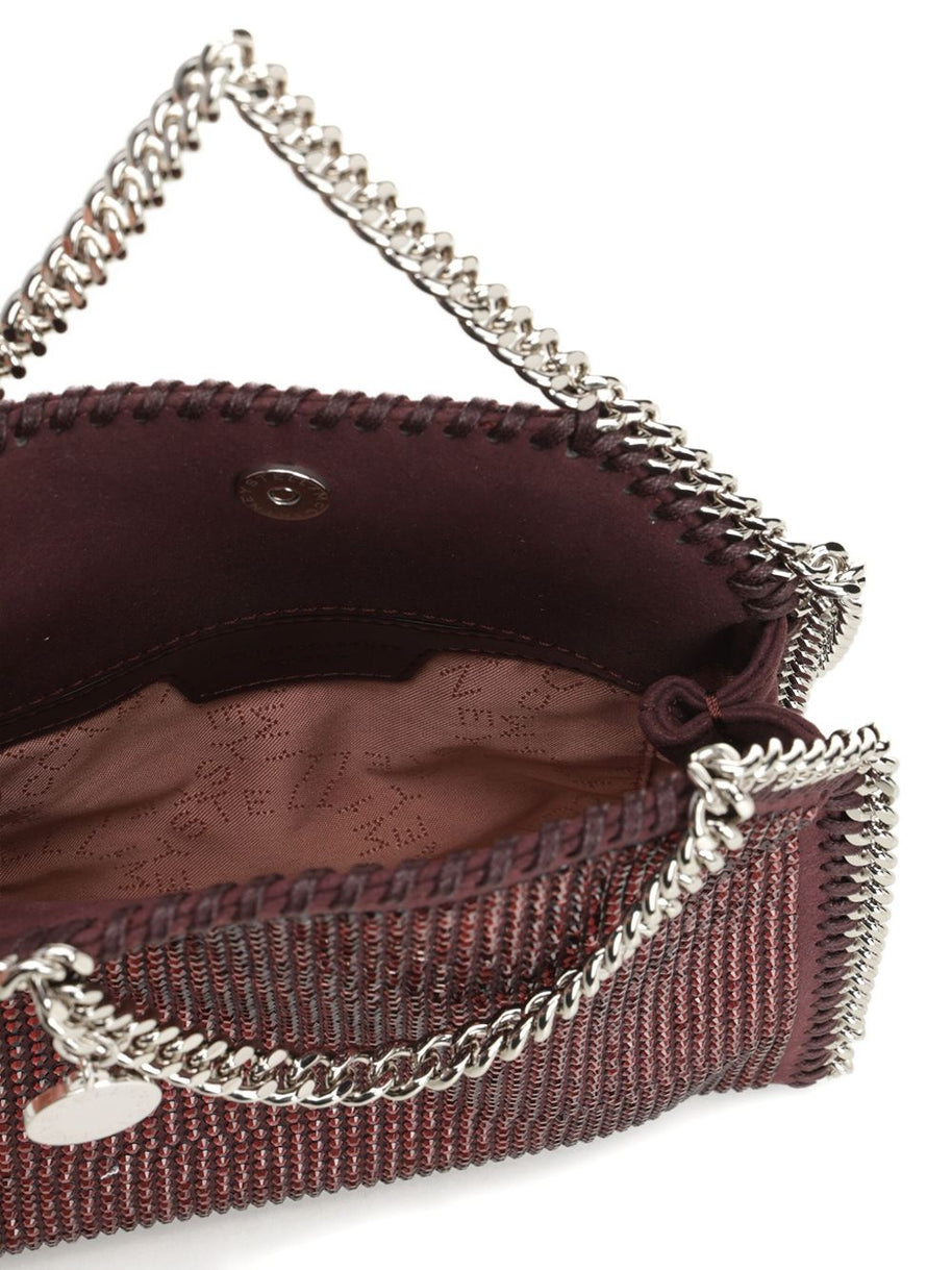 Stella McCartney Falabella Tiny Crossbody Bag - Bordeaux