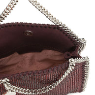 Stella McCartney Falabella Tiny Crossbody Bag - Bordeaux