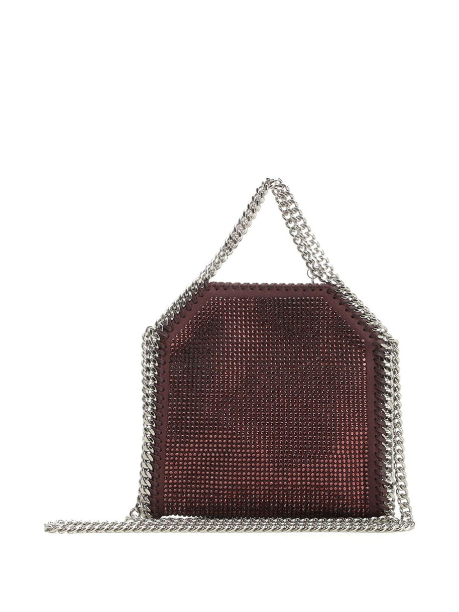 Stella McCartney Falabella Tiny Crossbody Bag - Bordeaux