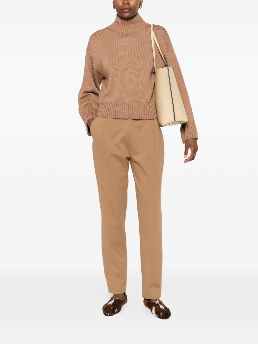 Fabiana Filippi Trousers Camel