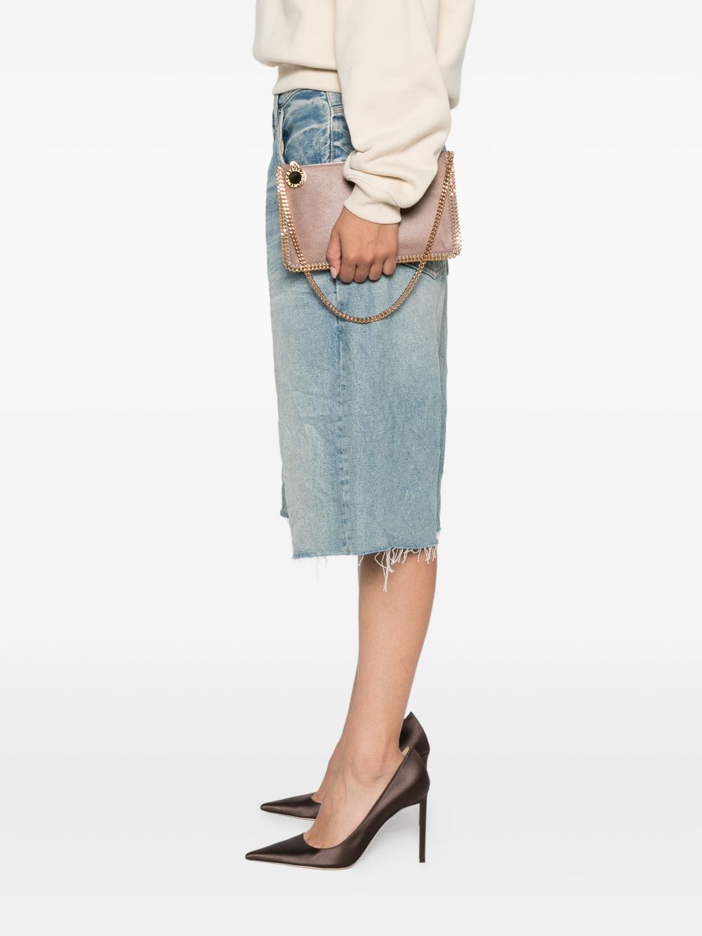 Stella McCartney Falabella Clutch Bag - Beige