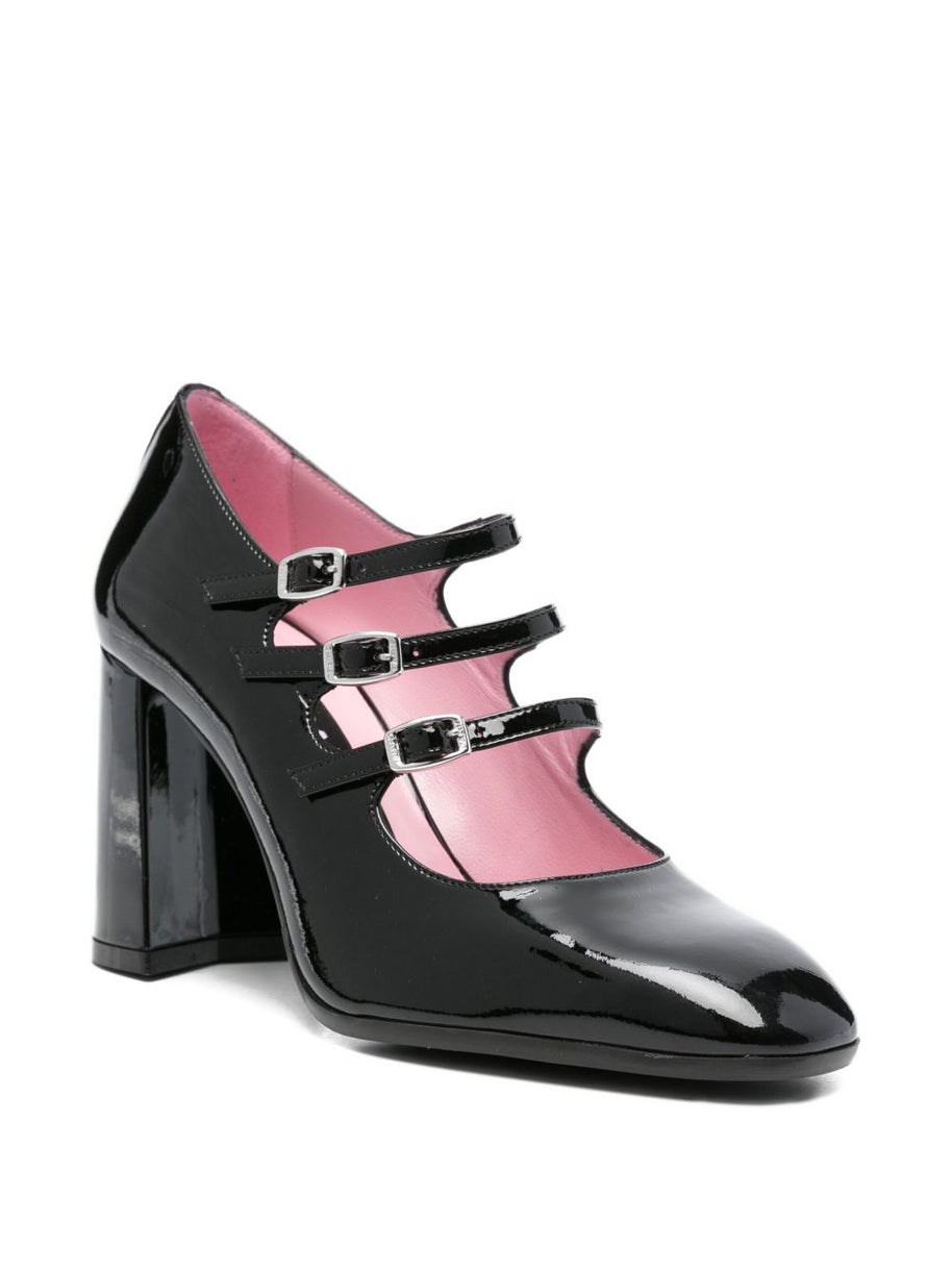 CAREL PARIS Keel Patent Leather Pumps - Black