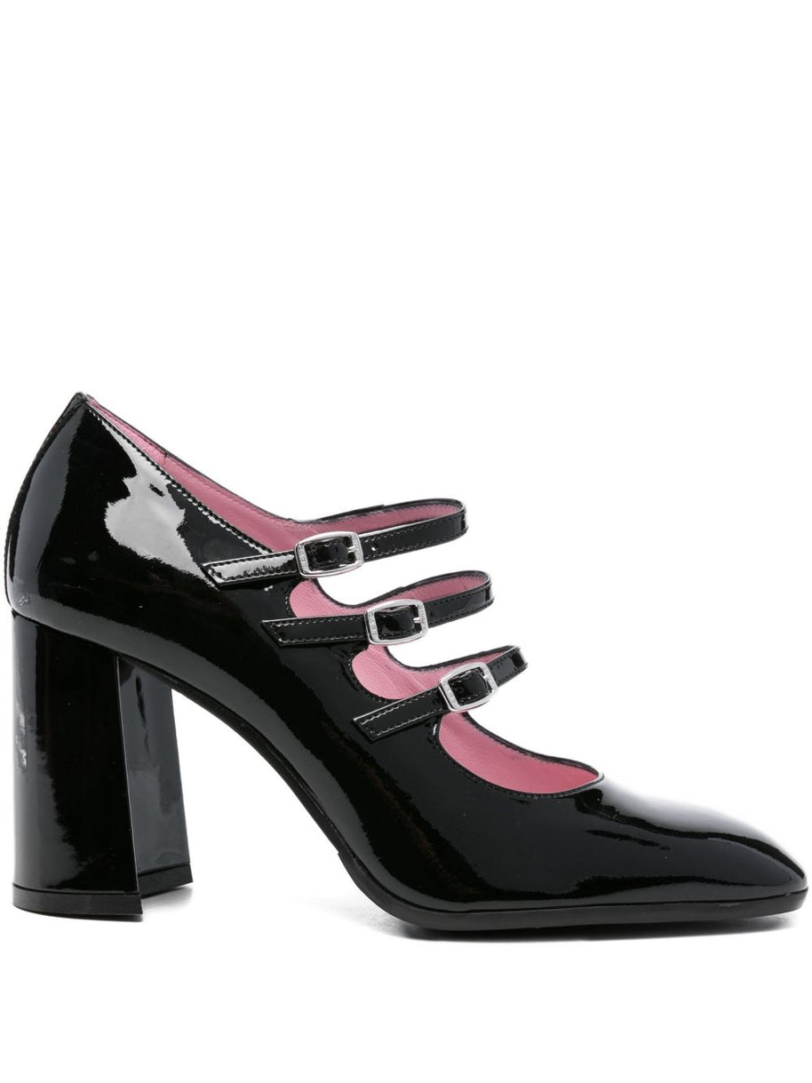 CAREL PARIS Keel Patent Leather Pumps - Black