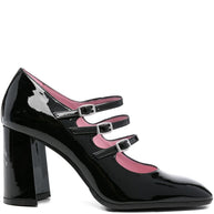 CAREL PARIS Keel Patent Leather Pumps - Black