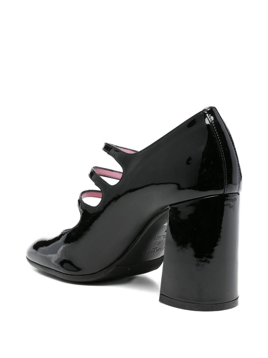 CAREL PARIS Keel Patent Leather Pumps - Black