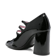 CAREL PARIS Keel Patent Leather Pumps - Black