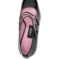 CAREL PARIS Keel Patent Leather Pumps - Black