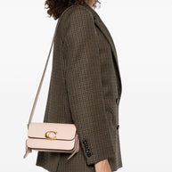 Coach Zoe Leather Shoulder Bag