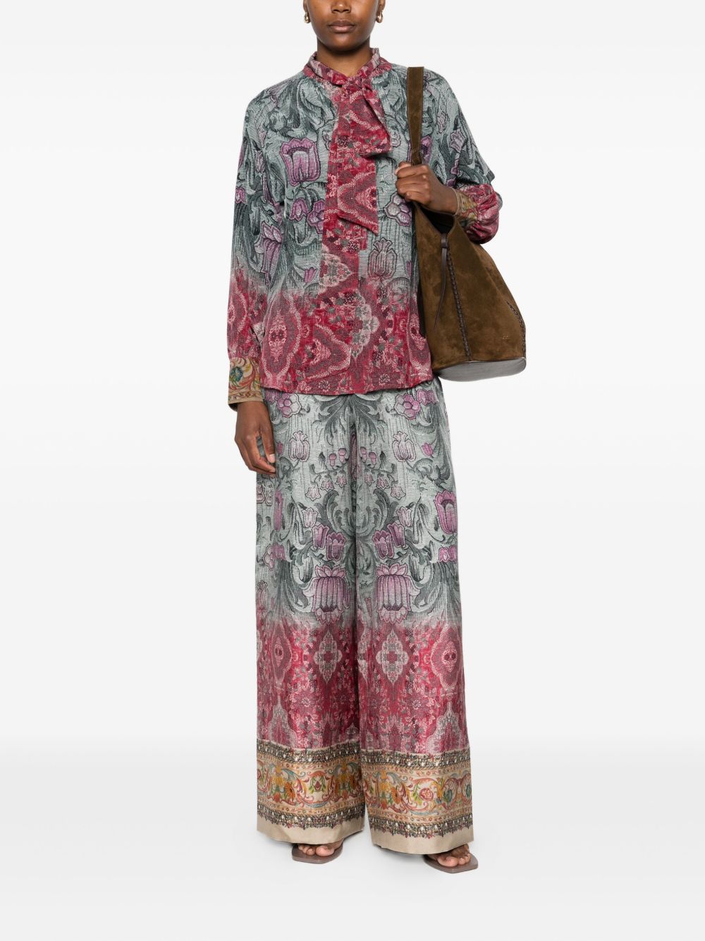 Pierre Louis Mascia Printed Silk Shirt - MultiColour