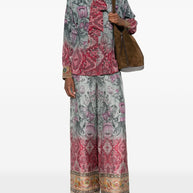 Pierre Louis Mascia Printed Silk Shirt - MultiColour
