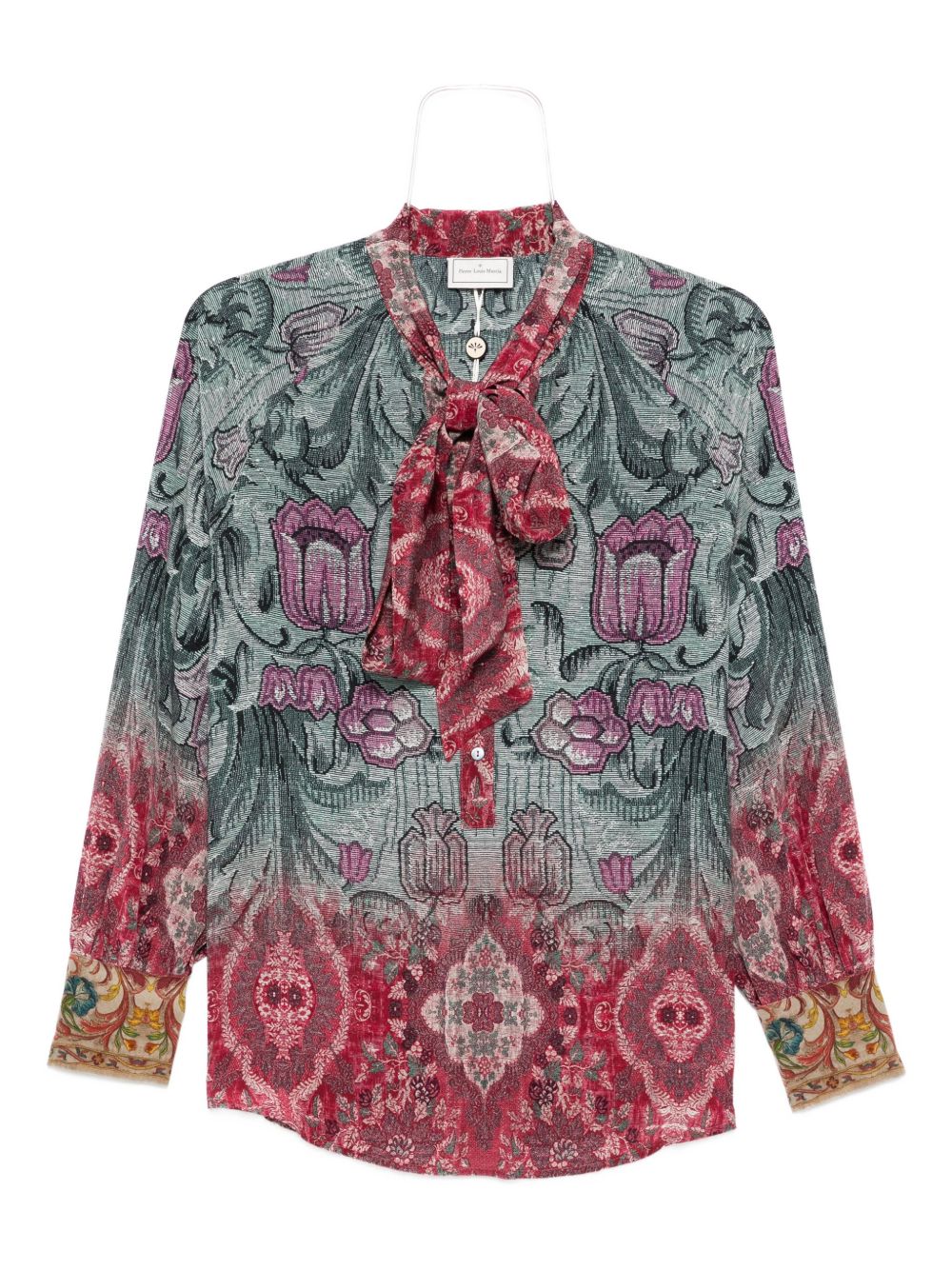 Pierre Louis Mascia Printed Silk Shirt - MultiColour
