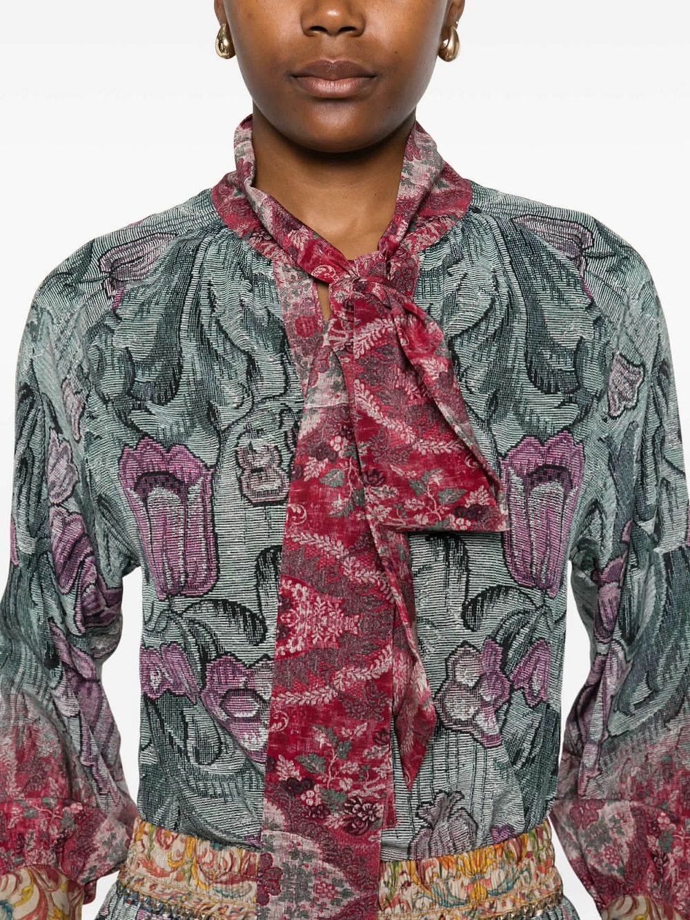 Pierre Louis Mascia Printed Silk Shirt - MultiColour