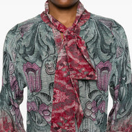 Pierre Louis Mascia Printed Silk Shirt - MultiColour