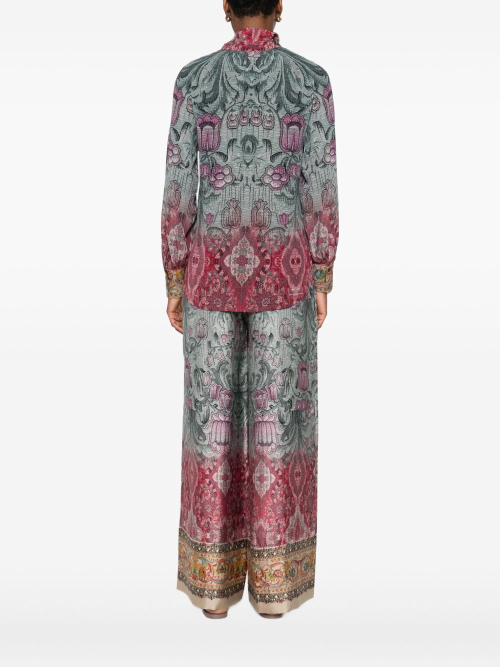 Pierre Louis Mascia Printed Silk Shirt - MultiColour