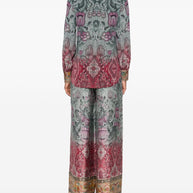 Pierre Louis Mascia Printed Silk Shirt - MultiColour