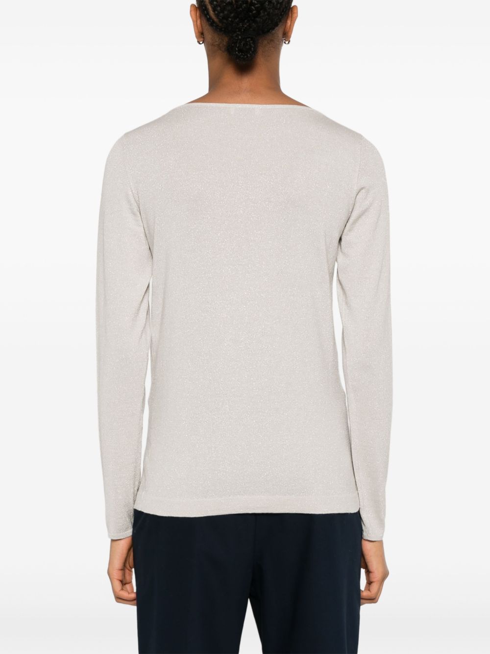 Brunello Cucinelli Cashmere Boat Neck Sweater - Ivory