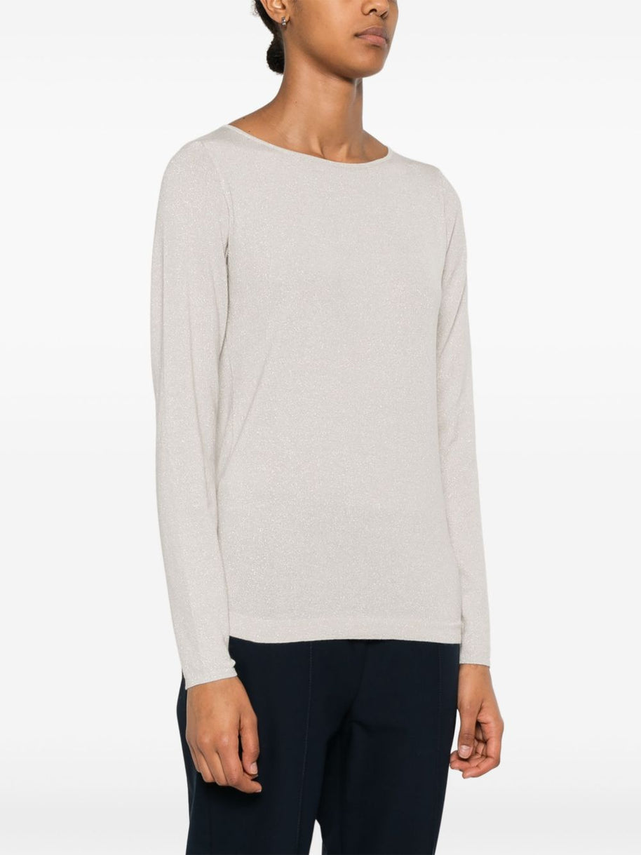 Brunello Cucinelli Cashmere Boat Neck Sweater - Ivory