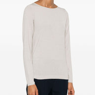 Brunello Cucinelli Cashmere Boat Neck Sweater - Ivory
