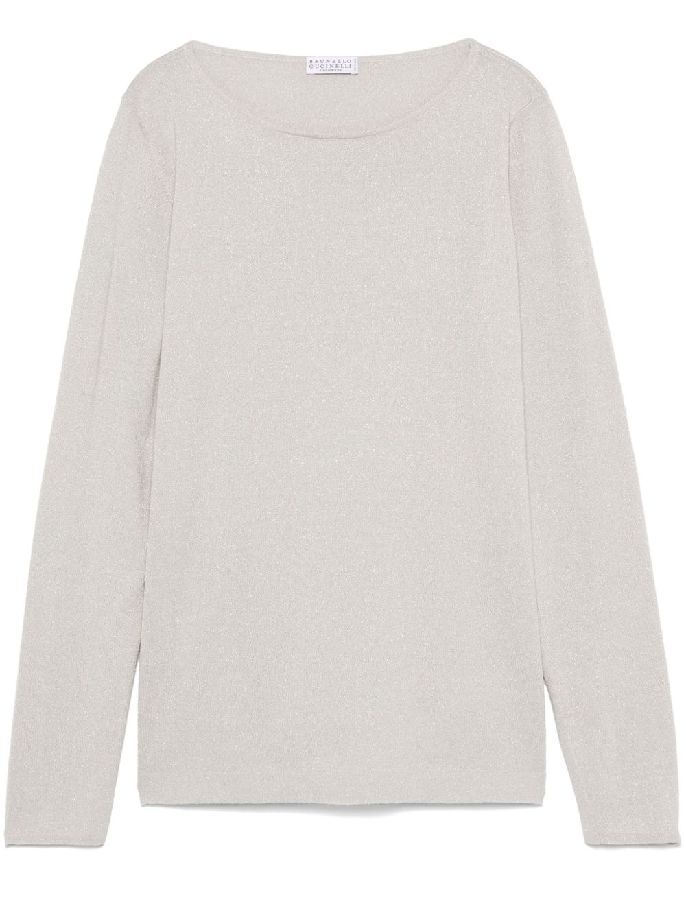 Brunello Cucinelli Cashmere Boat Neck Sweater - Ivory