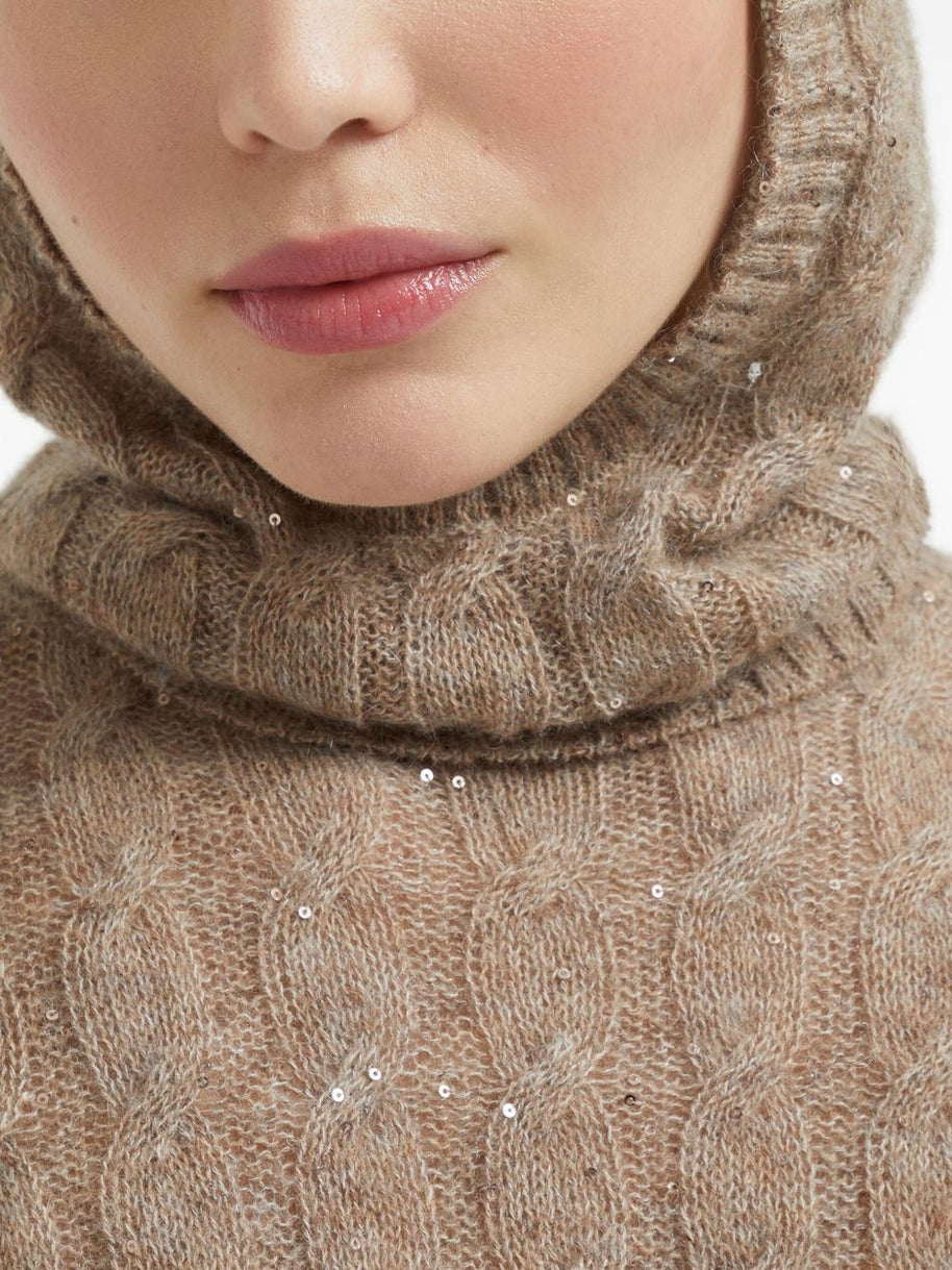 Brunello Cucinelli Wool Knitted Sweater - Brown