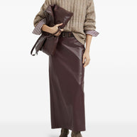 Brunello Cucinelli Wool Knitted Sweater - Brown