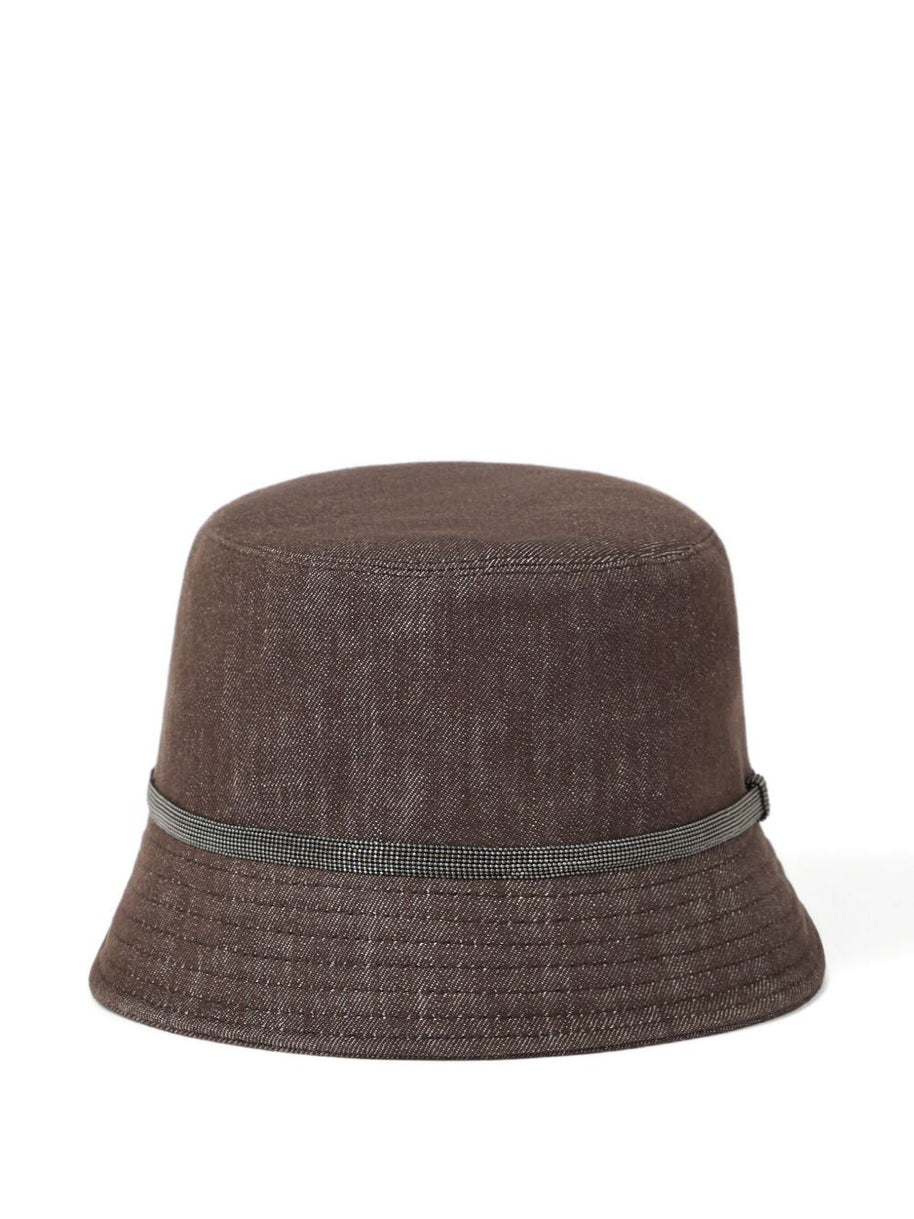 Brunello Cucinelli Cotton Bucket Hat - Brown
