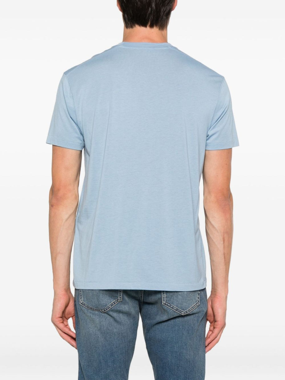 Tom Ford Cotton Blend T-shirt - Clear Blue
