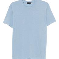 Tom Ford Cotton Blend T-shirt - Clear Blue