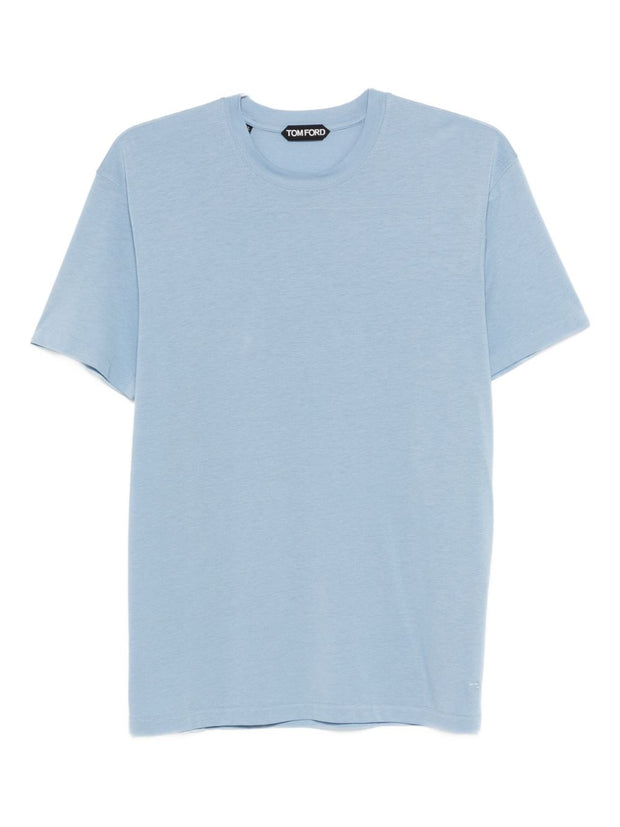 Tom Ford Cotton Blend T-shirt - Clear Blue
