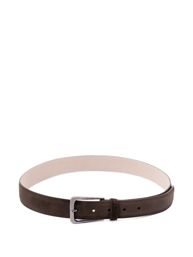 Brunello Cucinelli Leather Belt - Black